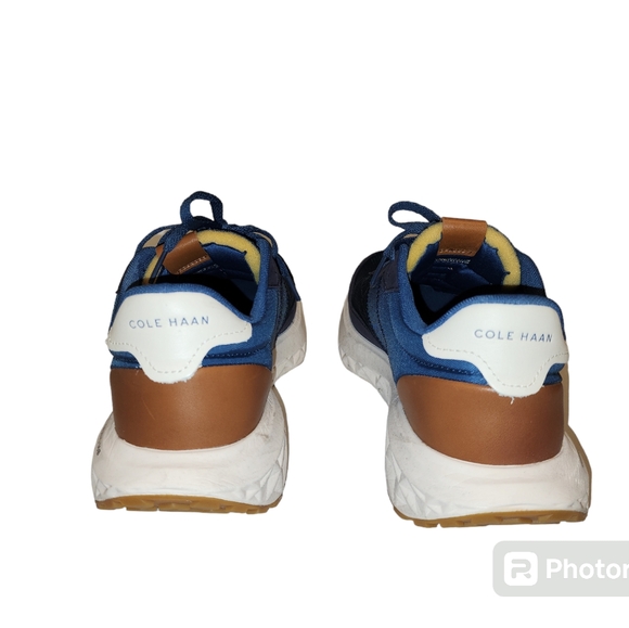 Cole Haan Men's Zerogrand All Day Runner Sneaker Ensign Blue/ Ivory 10.5M Navy - Picture 6 of 15